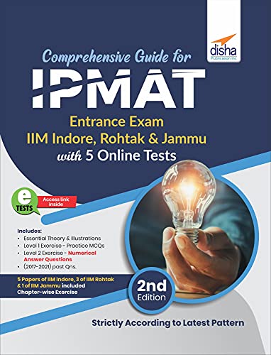 Disha Comprehensive Guide for IPMAT Entrance Exam (IIM Indore, Rohtak & Jammu)