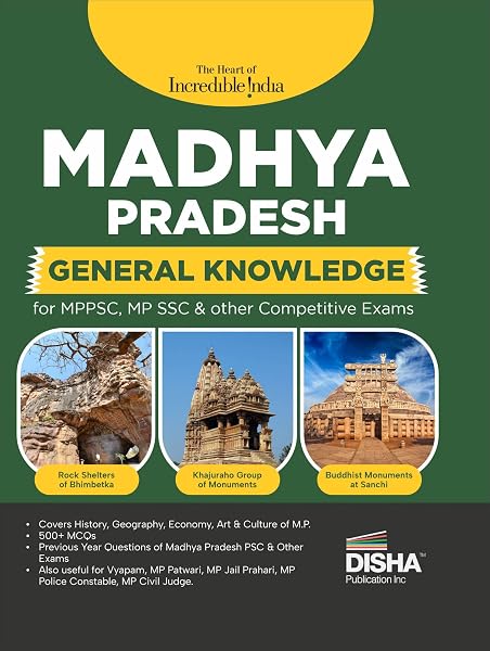 Madhya Pradesh General Knowledge for MPPSC, MP SSC & other Competitive Exams (with PYQs)