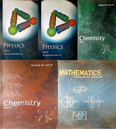 NCERT Class 11 Physics, Chemistry & Mathematics - Set of 5