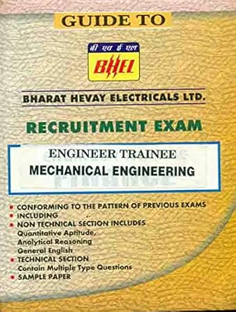 Guide to BHEL Mechanical Engineering (Engineer Trainee) Recruitment Exam