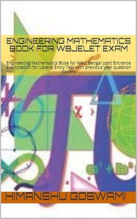 Engineering Mathematics Book for WBJELET (Lateral Entry) with Previous Year Papers