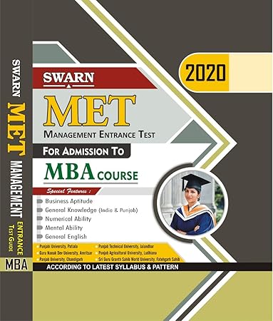 Punjab MET Management Entrance Test Guide (Swarn Guides)