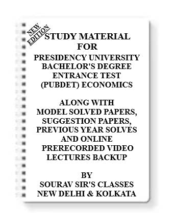 Sourav Sir Study Notes on PUBDET Economics (Pack of 4 Books, Model Papers, MCQ)