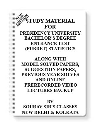 Sourav Sir Study Notes on PUBDET Statistics (Model Papers, Topicwise Analysis, MCQ)