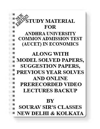 AUCET Economics Study Material (Set of 6 Books) - Sourav Sir 2025