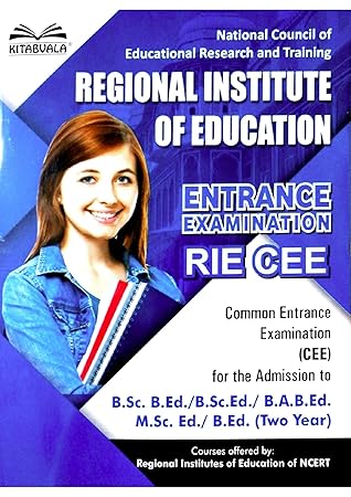 KITABVALA Regional B.Sc B.Ed Common Entrance (RIE CEE) Guide 2025 (English)