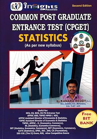 Common Post Graduate Entrance Test (CPGET) - Statistics by Kanaka Reddy