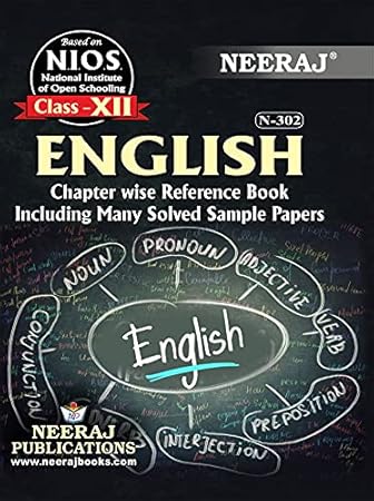 Neeraj NIOS English 302 Class 12 Guide Book with Solved Question Papers