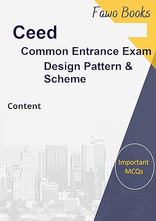 CEED Common Entrance Exam Design & Pattern Scheme Book - Fawo Books