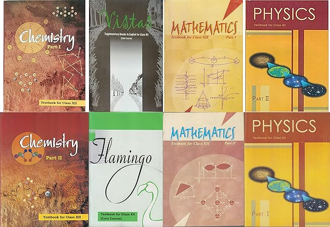 NCERT Class 12 PCM Textbooks (Set of 8 Books)