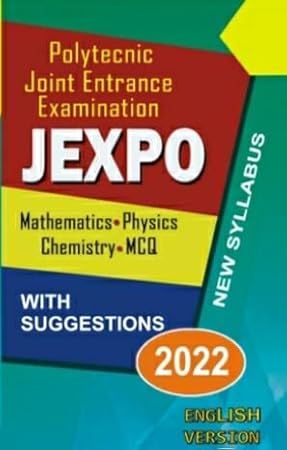 Polytechnic JEXPO Mathematics, Physics, Chemistry MCQ with Suggestions (English)