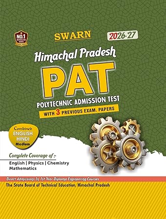 H.P. PAT Polytechnic Admission Test Guide 2026-27 (English-Hindi Medium)