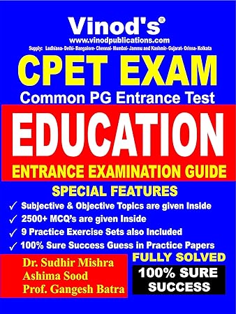 CPET Odisha Education Combined PG Entrance Test - 2500+ MCQ with Theory + 9 Practice Sets
