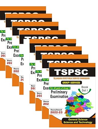 TSPSC (Telangana State PSC) Group I Posts Set of 8 Books
