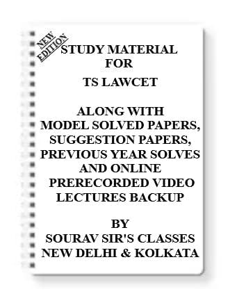 TS LAWCET Study Material - Pack of 4 (Sourav Sir)