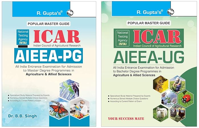 NTA-ICAR: AIEEA-UG & AIEEA-PG Entrance Exam Guide (Combo)