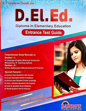 D.El.Ed. CT Diploma in Elementary Education Entrance Test Guide - Rainbow Group of Writers