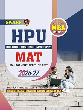 HPU Business School MAT Management Aptitude Test Guide 2026-27 (Swarn)