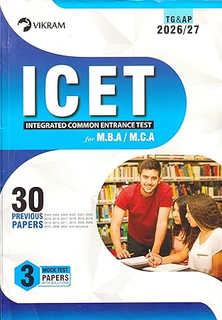 TG & AP ICET for MBA/MCA - Previous 2011-2024 Exam Papers & Mock Tests with Solutions
