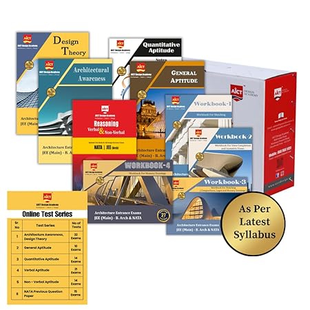 NATA Complete Self Study Material Kit 2026 (Drawing + Aptitude)