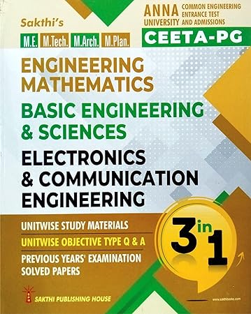 3-in-1 CEETA-PG Guide - Electronics & Communication, Engineering Maths, Basic Engineering