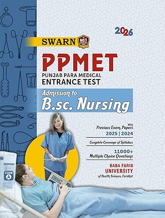 PPMET Punjab Para Medical Entrance Test B.Sc Nursing Guide Book