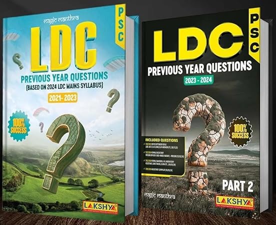 Lakshya Kerala PSC LDC Previous Year Questions Part 1 & 2 (2021-2024)