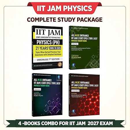 IIT JAM Physics Book 2027 Complete Study Material (4 Books) - Two Brothers