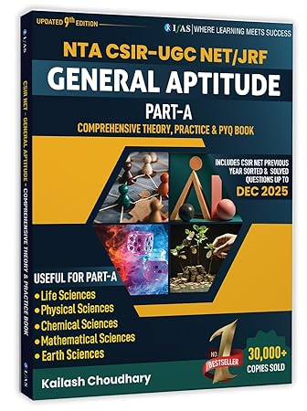 Two Brothers CSIR NET General Aptitude Book 2026 - Part A Theory, Practice & PYQ
