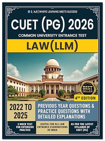 CUET PG Law (LLM) Entrance Exam Book - PYQs (2022-2025) with 3 Mock Tests (IFAS)