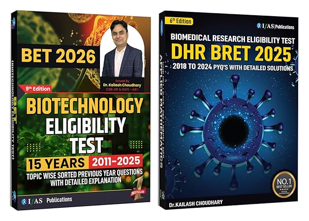 Two Brothers DBT JRF & ICMR JRF Life Science PYQ Combo Books (2008-2024)