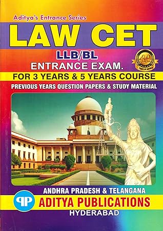 Aditya's LAW CET Entrance Exam 2026-2027 TS & AP LAWCET Guide