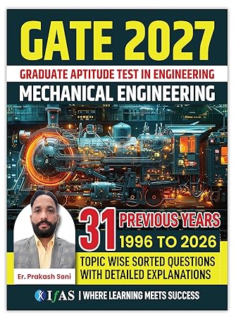 IFAS GATE Mechanical Engineering 2026 - 30 Years Topicwise Solved Papers