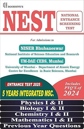 NEST (National Entrance Screening Test) 2026-27 (Set of 5 Books) for NISER & UM-DAE CEBS
