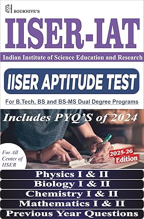 IISER IAT Aptitude Test 2026-27 (Set of 5 Books) for BTech, BS and BS-MS
