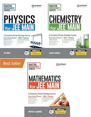 Arihant Master Resources Series for JEE Mains - Physics + Chemistry + Maths (Set of 3)
