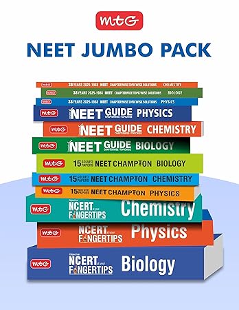 MTG NEET Jumbo Pack 2026: Objective NCERT at Your Fingertips + Champion (Set of 12)