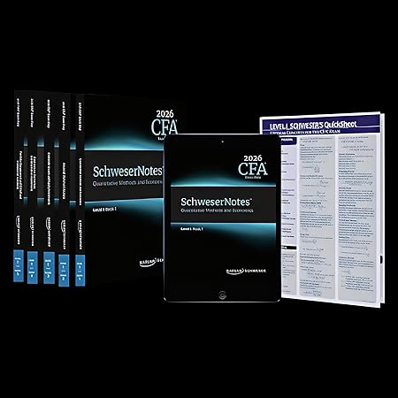 2026 CFA Level 1 Kaplan Schweser Study Notes with Syllabus Guides & Question Banks