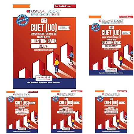 Oswaal NTA CUET (UG) Question Banks - Set of 5 Books (2026 Exam)