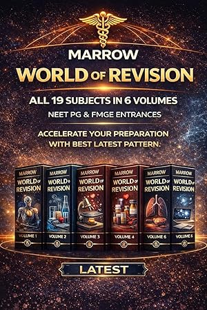 Marrow World of Revision Notes 19 Subjects 6 Volume Set NEET PG/FMGE 2026-2027
